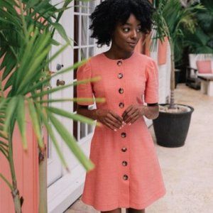 NWT Gal Meets Glam Peach Kathleen Dress sz16